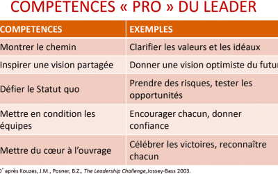 5 compétences de leader illustrées par 5 exemples